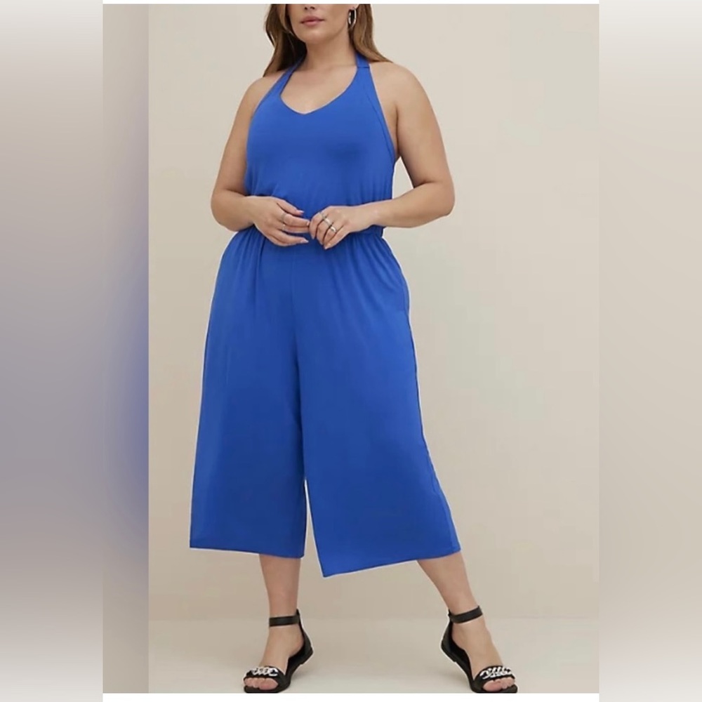 NWT halter jumpsuit romper capri length from Torrid